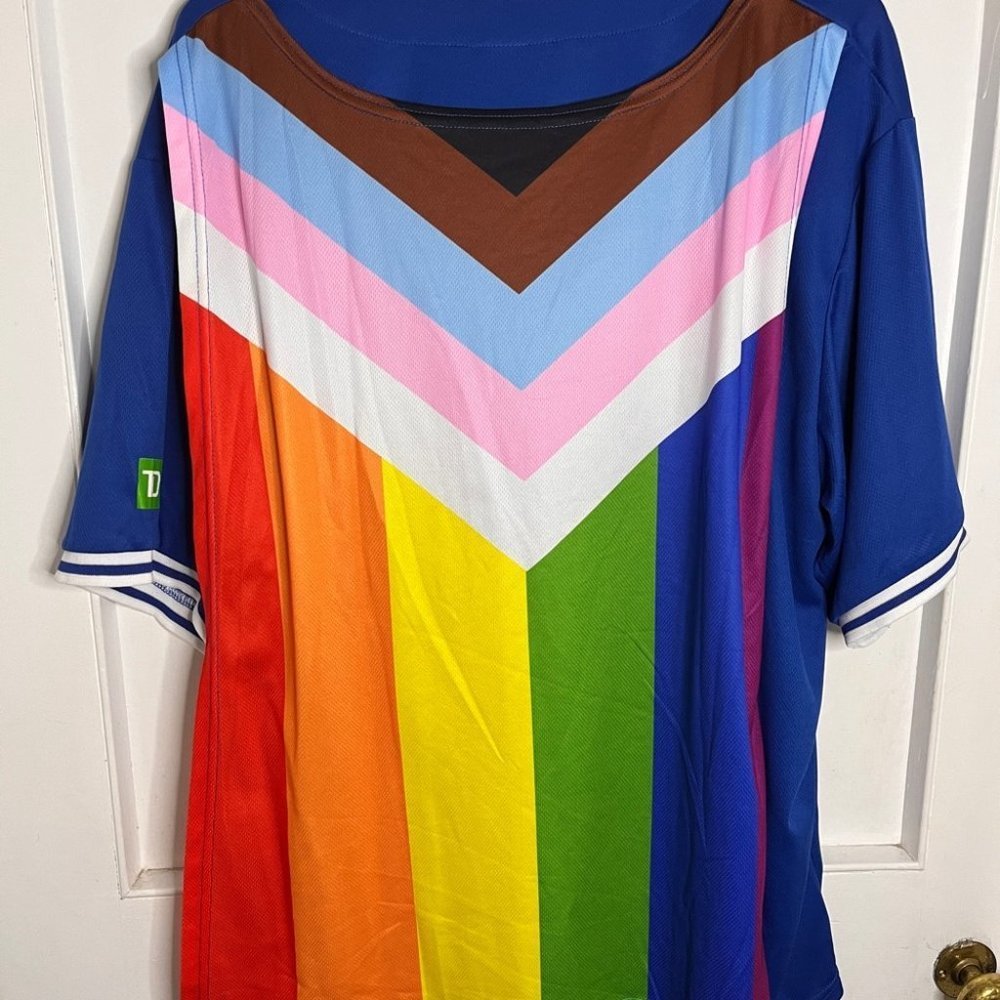 Limited Edition Toronto Blue Jays Pride Jersey Size Adult XL - Picture 9 of 10